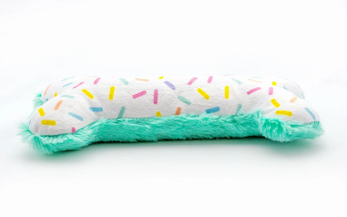 ThoozyPet Birthday Bone Plush Dog Toy