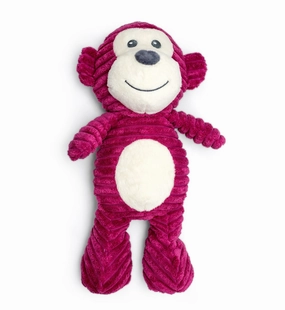 ThoozyPet Tuff & Cuddly Monkey Plush Dog Toy
