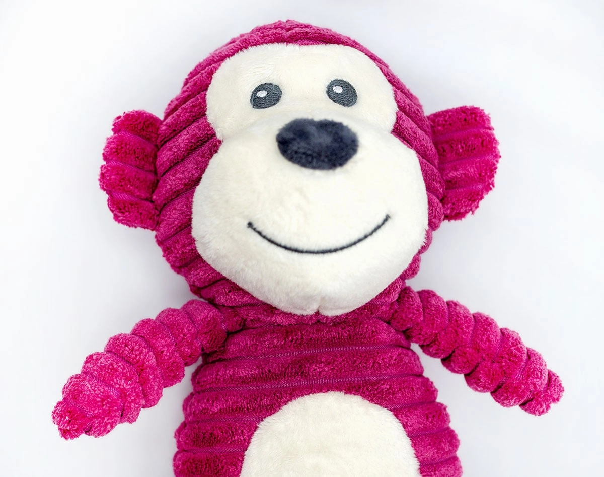 ThoozyPet Tuff & Cuddly Monkey Plush Dog Toy