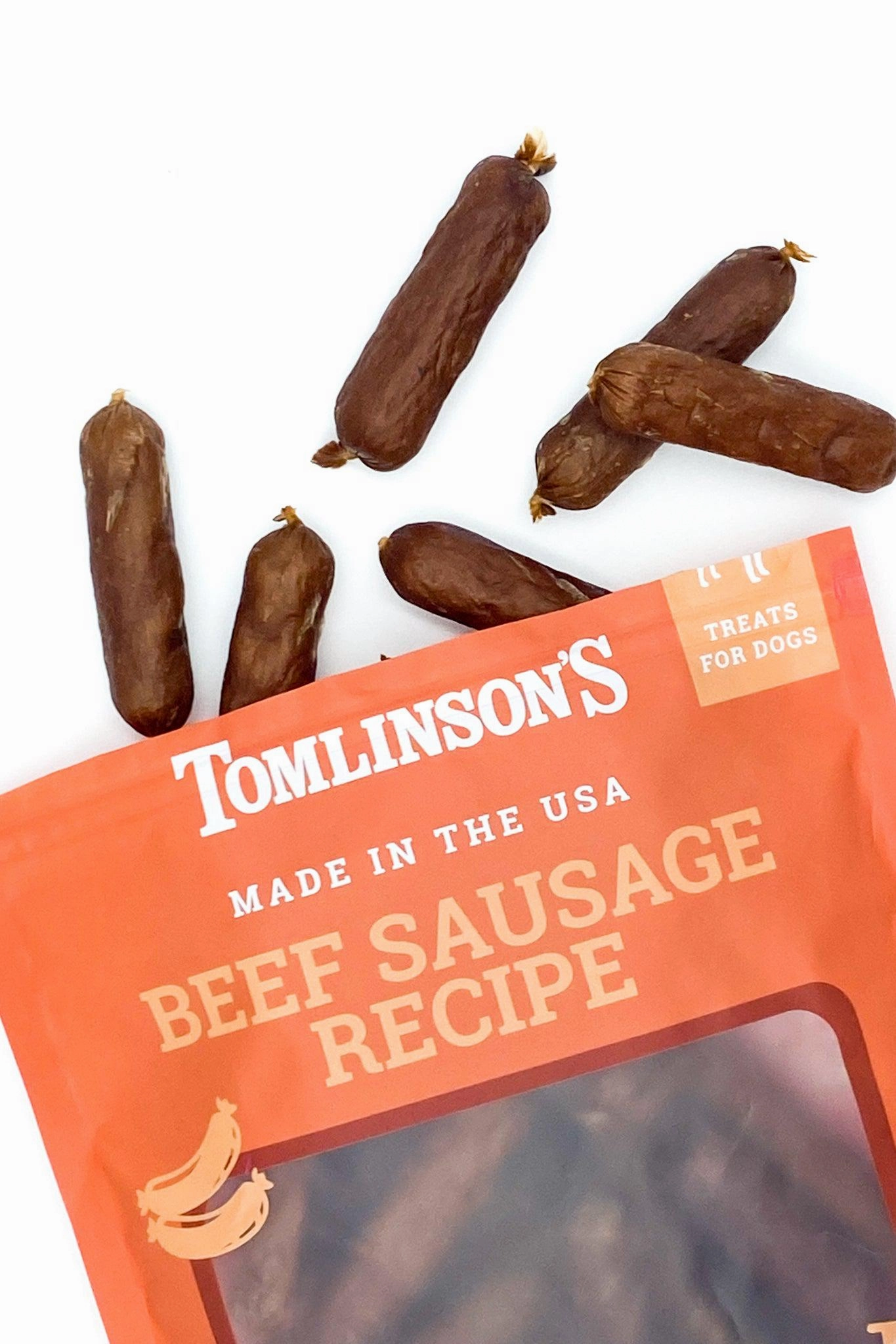 Tomlinson's Beef Sausages Dog Treats