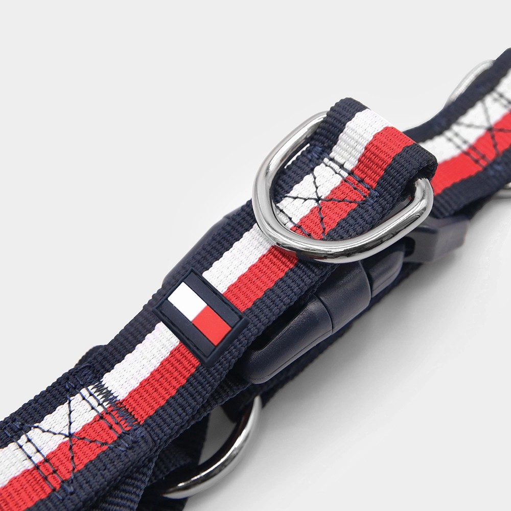 Tommy Hilfiger Blocked Harness for Dogs (Red/White)