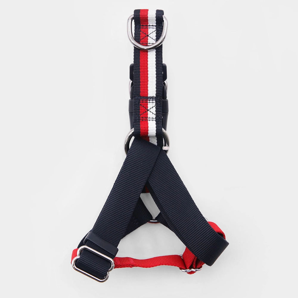 Tommy Hilfiger Blocked Harness for Dogs (Red/White)