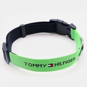 Tommy Hilfiger Webbing Collar for Dogs (Lime)