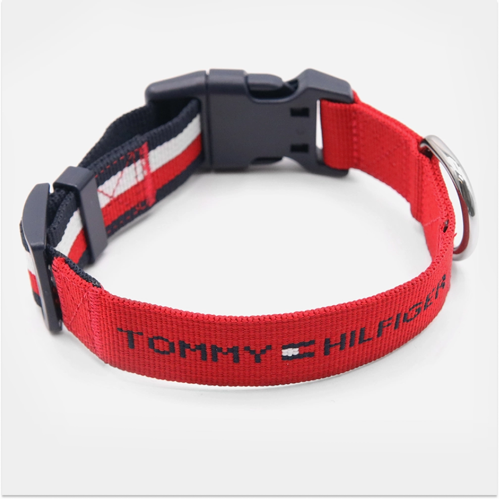 Tommy Hilfiger Webbing Collar for Dogs (Red)
