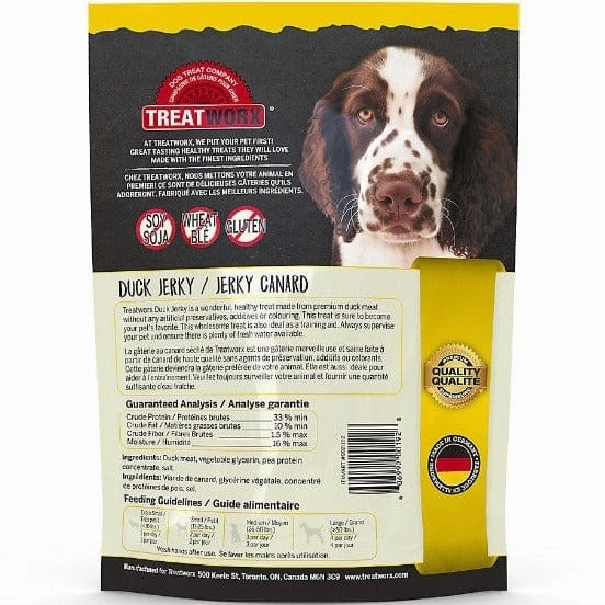 Treatworx Duck Jerky Dog Treats