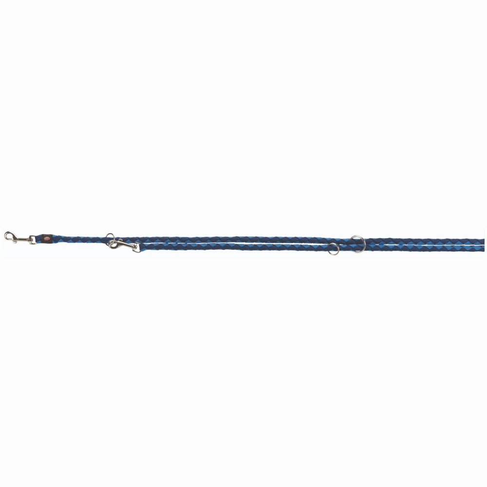 Trixie Cavo Adjustable Leash for Dogs (Indigo/Royal Blue)