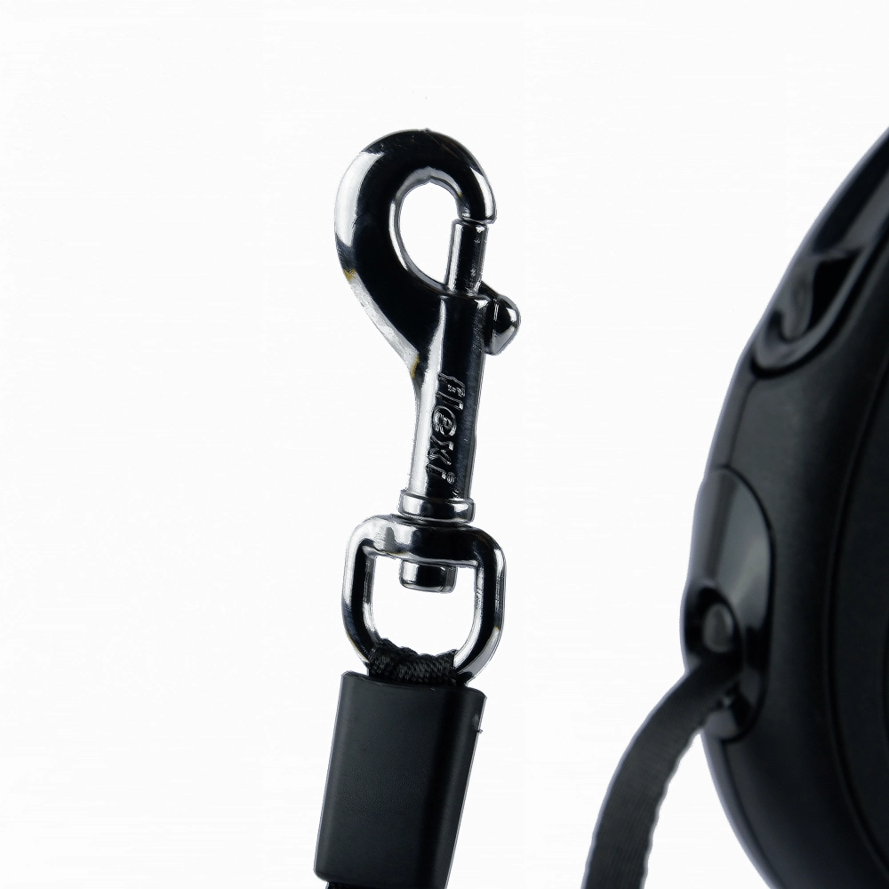 Trixie Flexi Classic Retractable Leash for Dogs and Cats (Black)