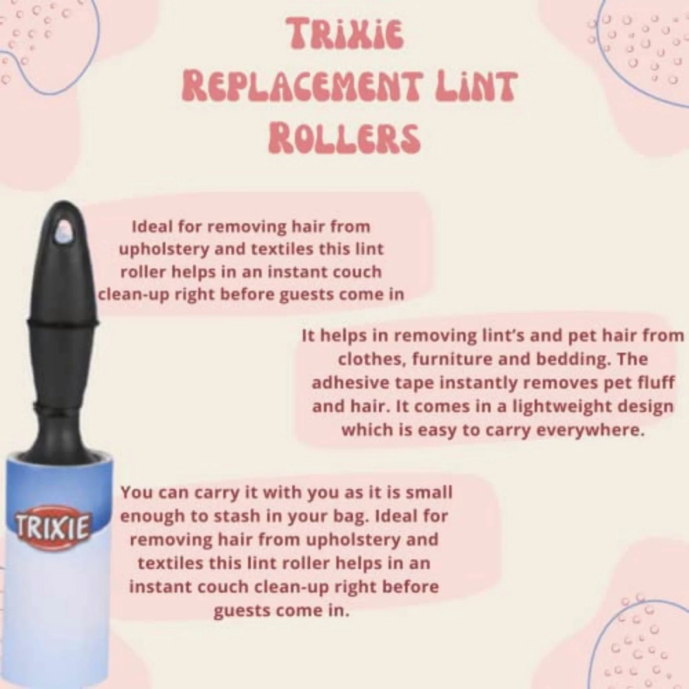 Trixie Fur Lint Roller for Dogs and Cats (18cm)