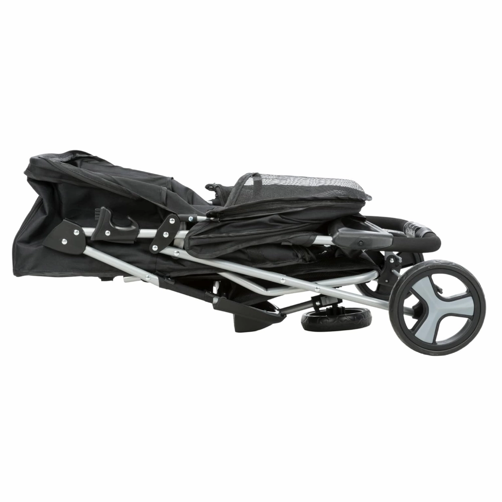 Trixie Nylon Buggy Stroller for Dogs and Cats (Black)