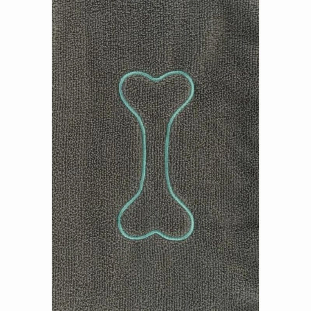 Trixie Towel with Mitt Pockets Microfibre for Dogs and Cats (Grey)