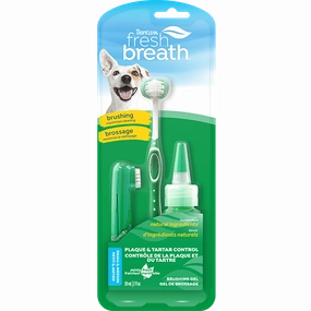 Tropiclean Fresh Breath Oral Care Kit For Dogs; Small/Medium Dogs