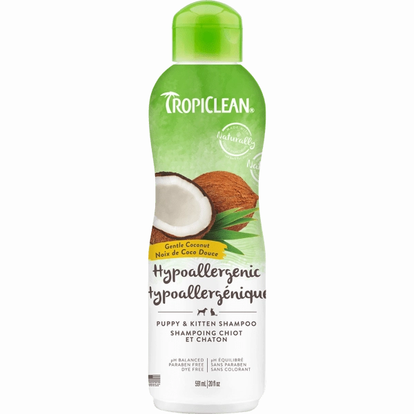 Tropiclean Hypo-Allergenic Gentle Coconut Puppy & Kitten Shampoo