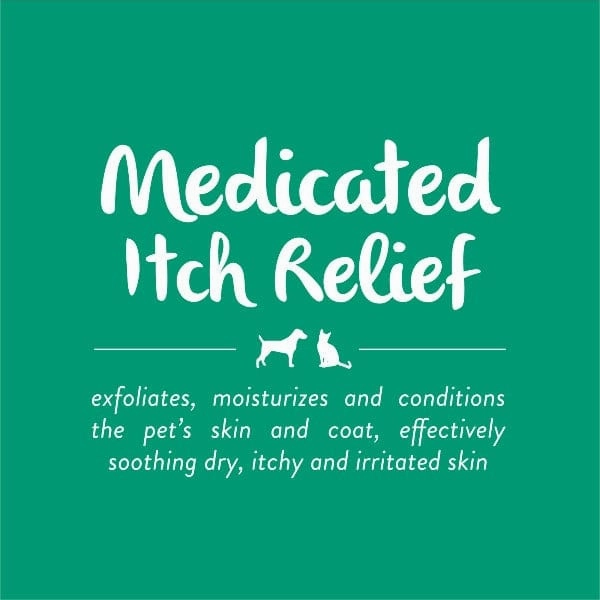 Tropiclean Medicated Itch Relief Oatmeal & Tea Tree Pet Shampoo