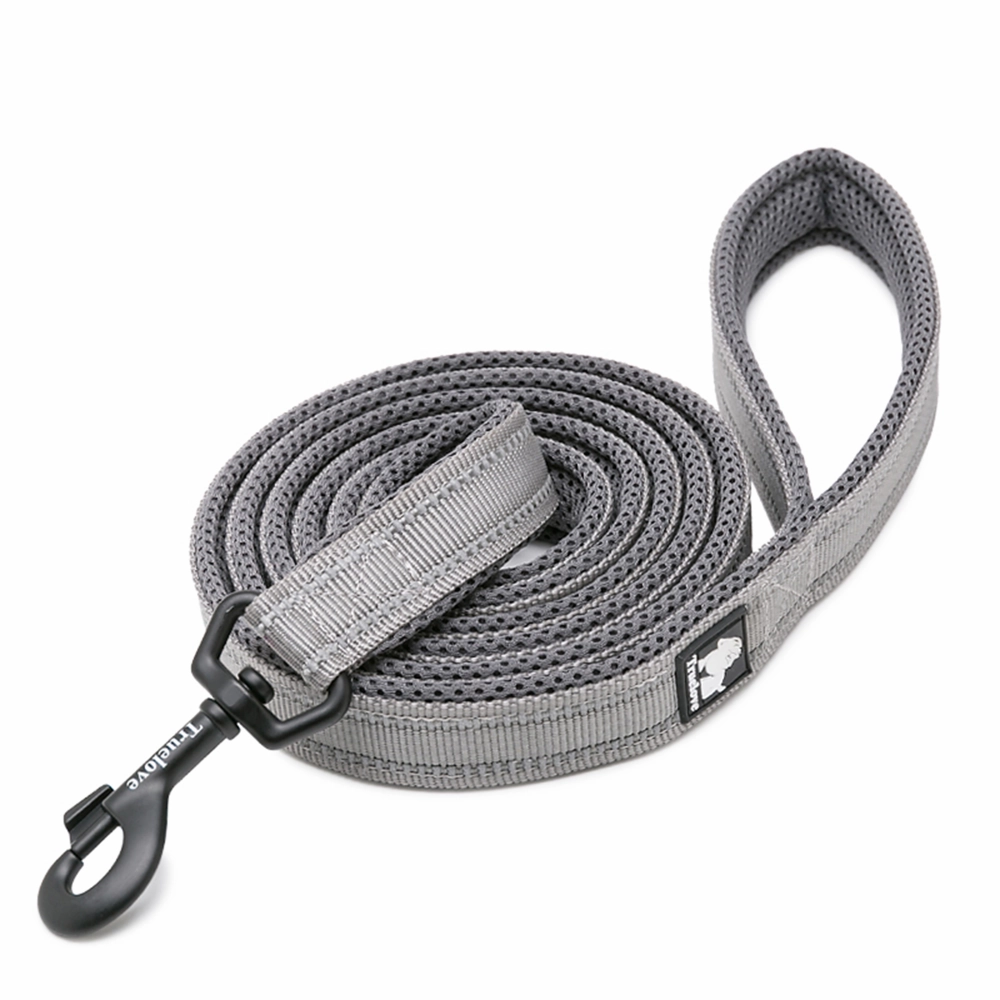 Truelove Classic Reflective Leash for Dogs (Grey)