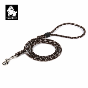 Truelove High Density Reflective Rope Webbing Leash for Dogs (Brown)