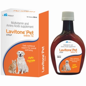 Ttk Lavitone Pet Syrup Multivitamin and Amino Acid Supplement for Dogs and Cats (200ml)