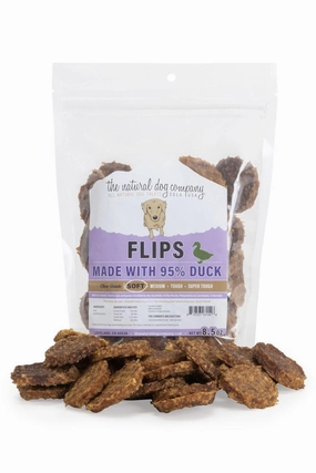 Tuesday's Natural Dog Co. Duck Flips Dog Treats