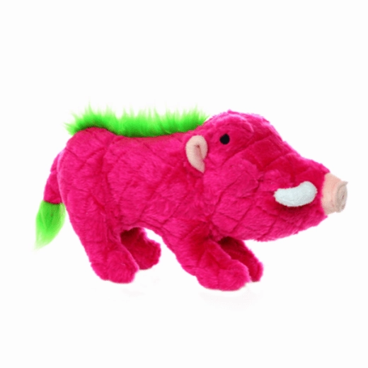 Tuffy Mighty Safari Warthog Pink Dog Toy