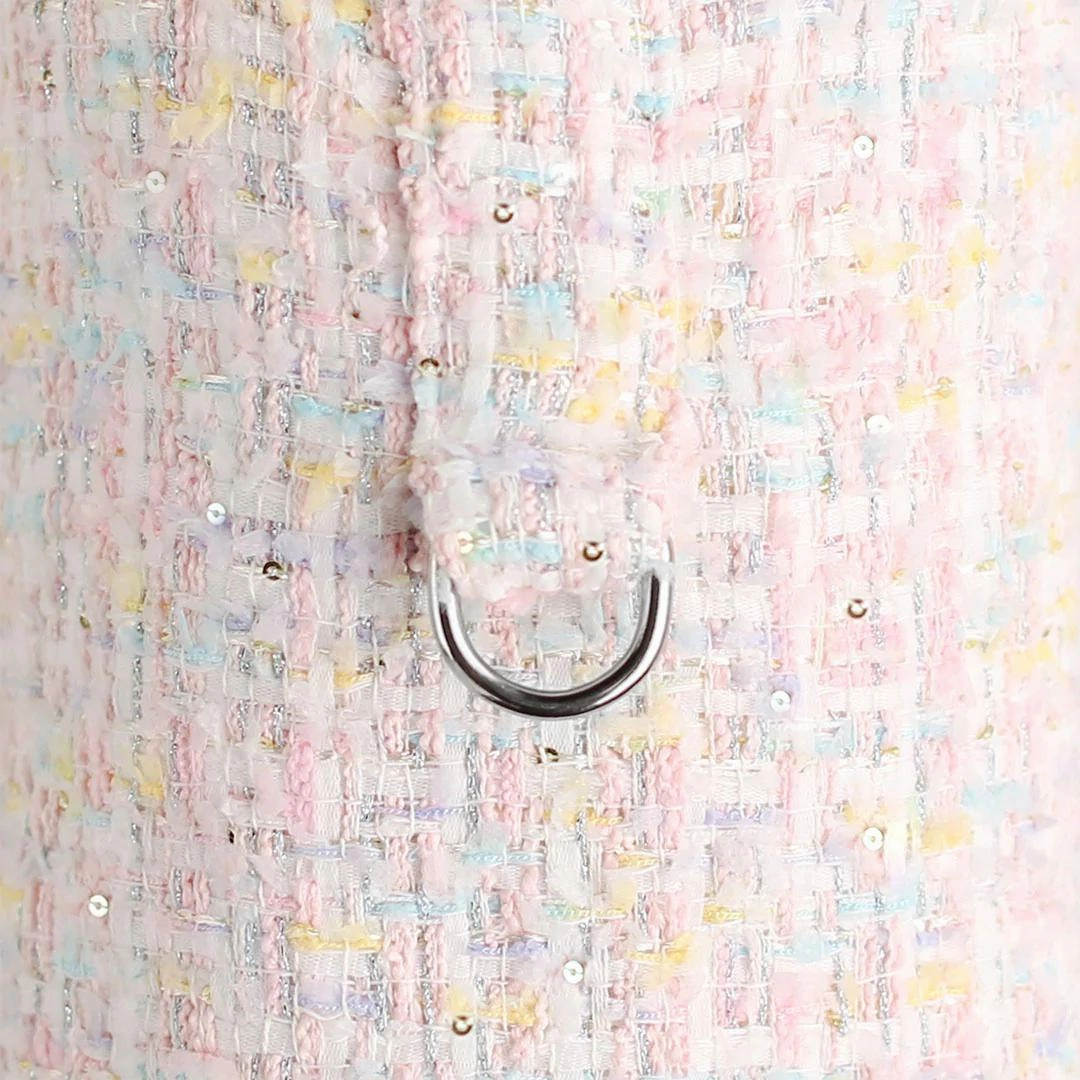 Tweed Dog Coat Candy