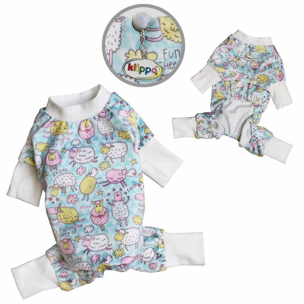 Ultra Soft Minky Funny Sheep Dog Pajamas