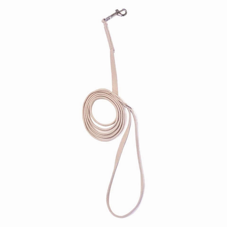 Ultrasuede Dog Leash Light Rose