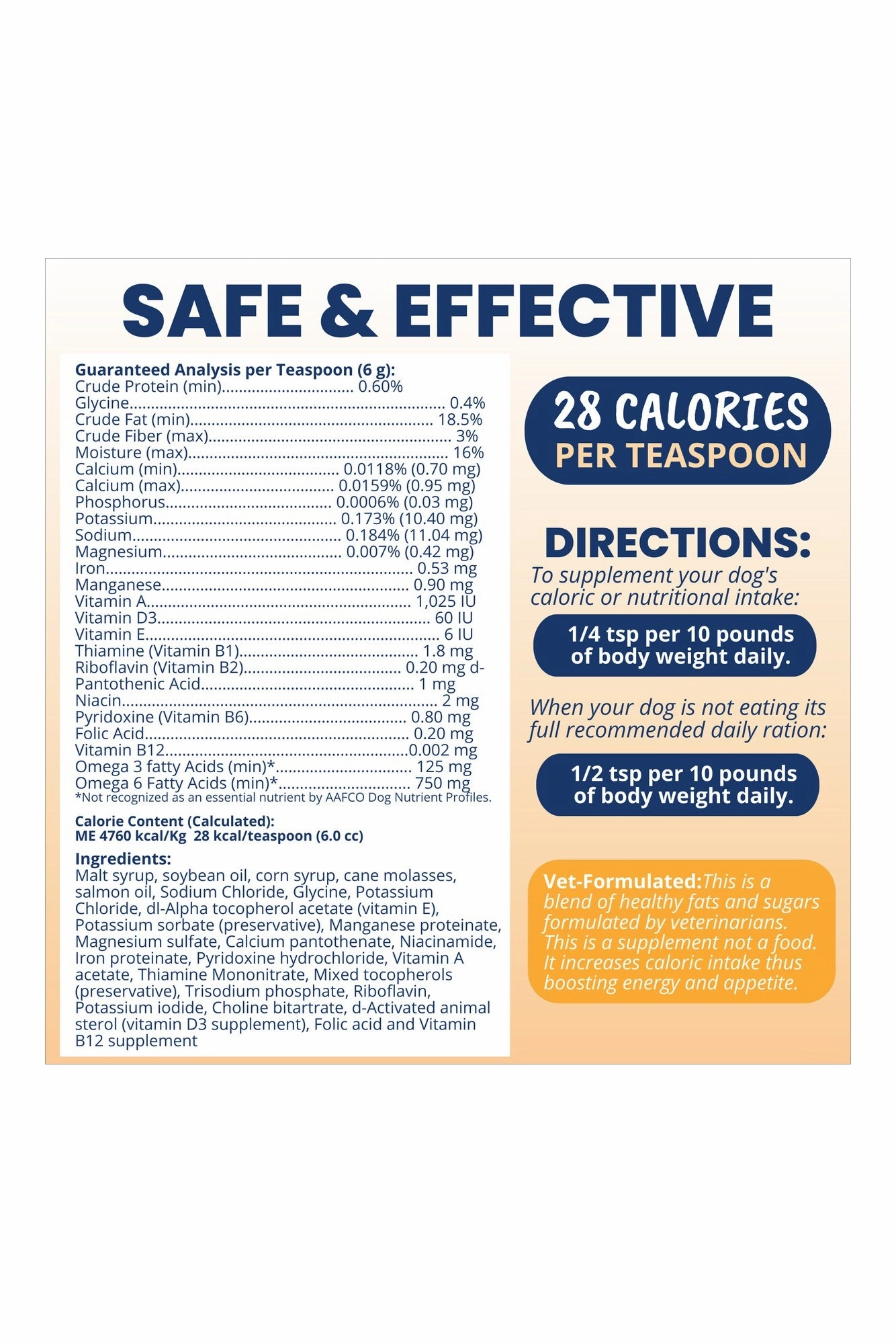 Under the Weather Ready Cal Plus   Electrolytes Squeezable for Dogs