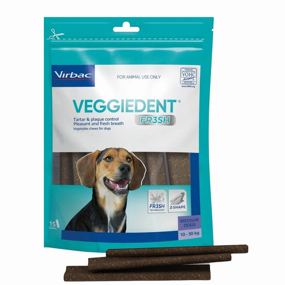 Virbac Veggiedent Dental Chew For Medium Dogs