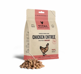 Vital Essentials Chicken Entree Mini Nibs Freeze-Dried Raw Dog Food