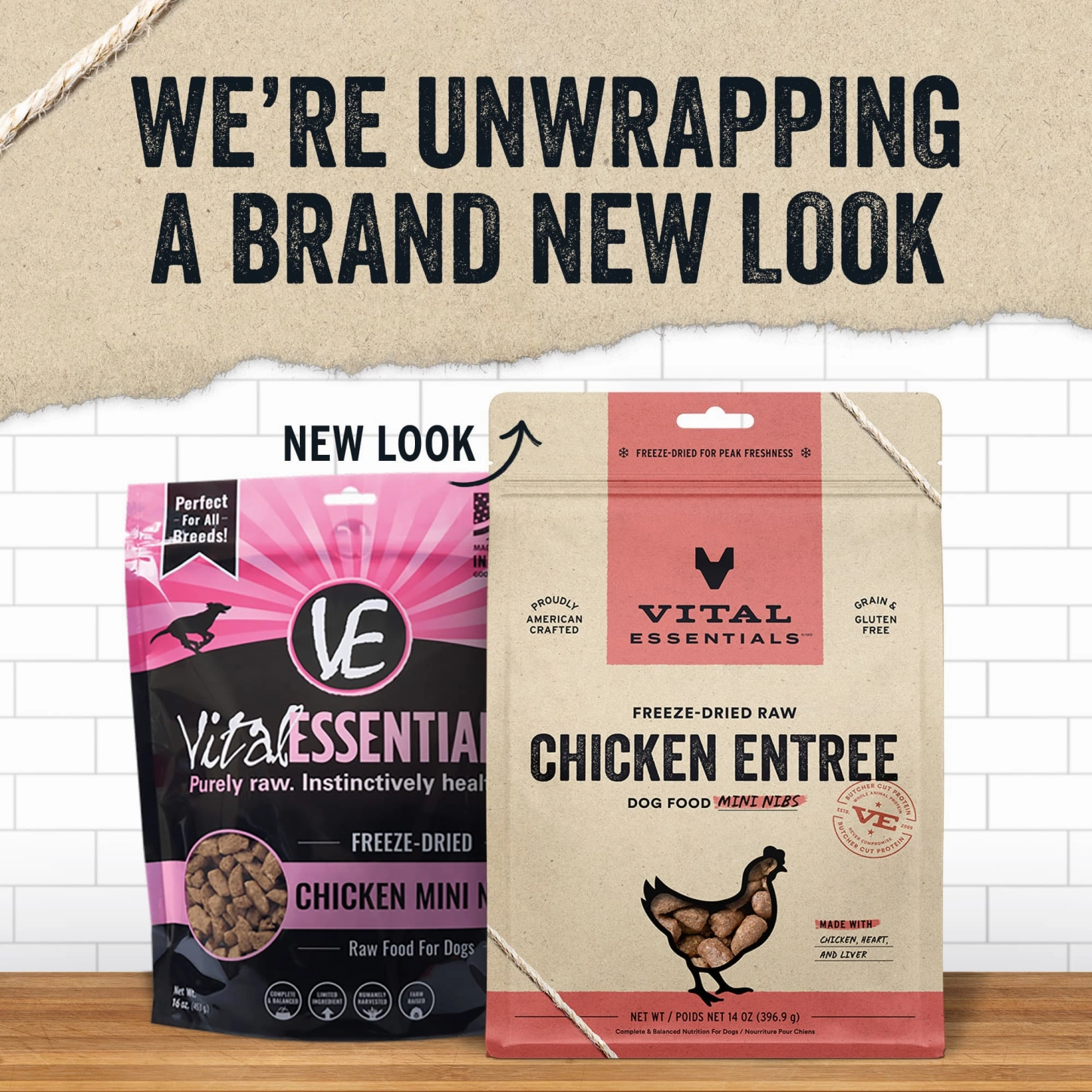 Vital Essentials Chicken Entree Mini Nibs Freeze-Dried Raw Dog Food
