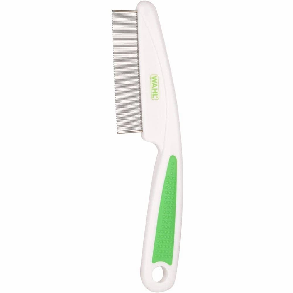 Wahl Flea Comb and Flea & Tick Eucalyptus Cedar Shampoo for Dogs Combo