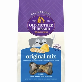 Wellness Old Mother Hubbard Original Mix Oven-Baked Dog Biscuits; Mini