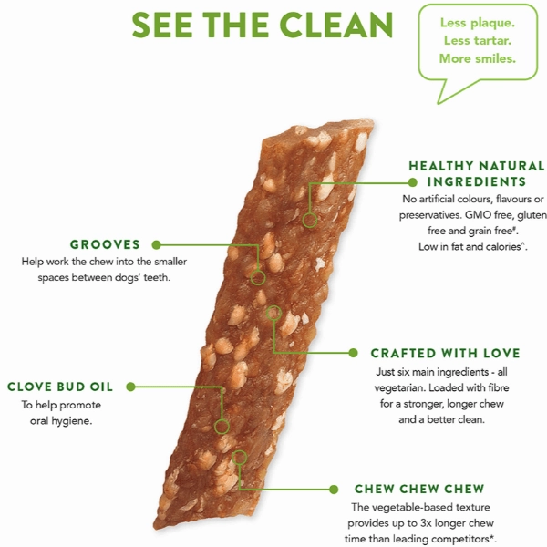 Whimzees Veggie Strip Natural Dental Chew