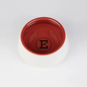 Wine Red And Mommo Dog Water Bowl