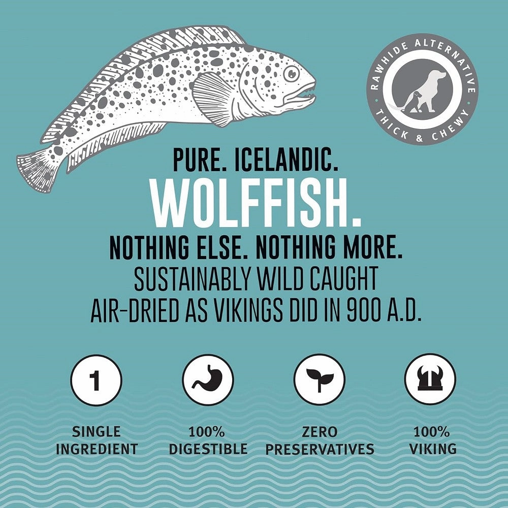 Wolffish Skin Stick Dog Treats