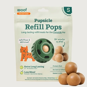 WOOF Pupsicle Refill Pops PB & Beef Recipe Treats for Dogs