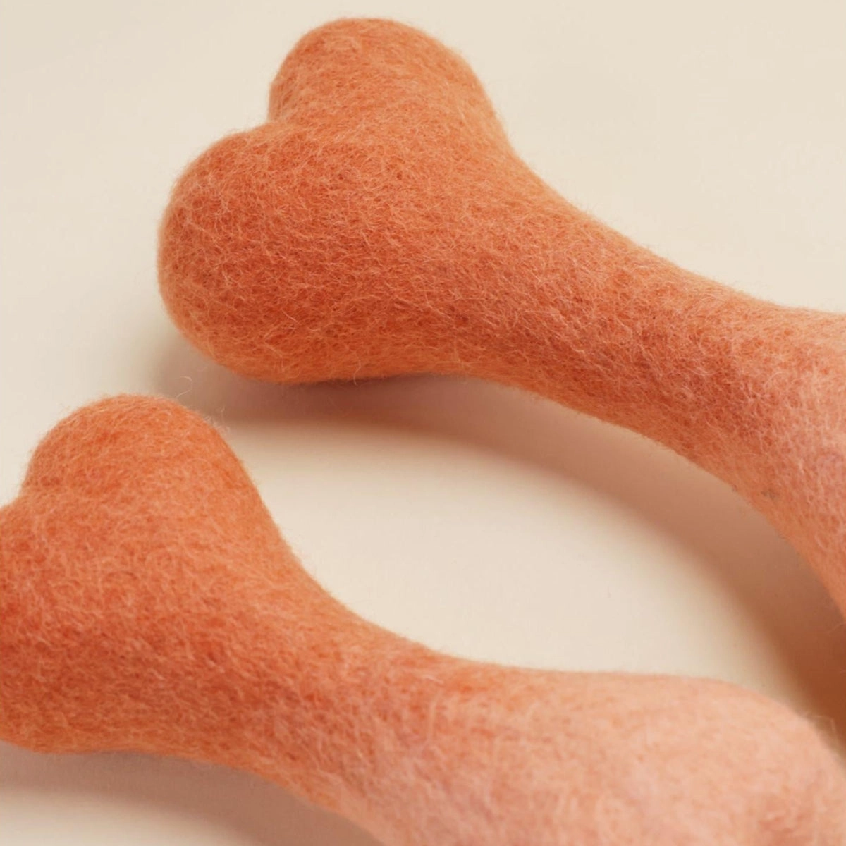 Wool Bone Dog Toy Ombre