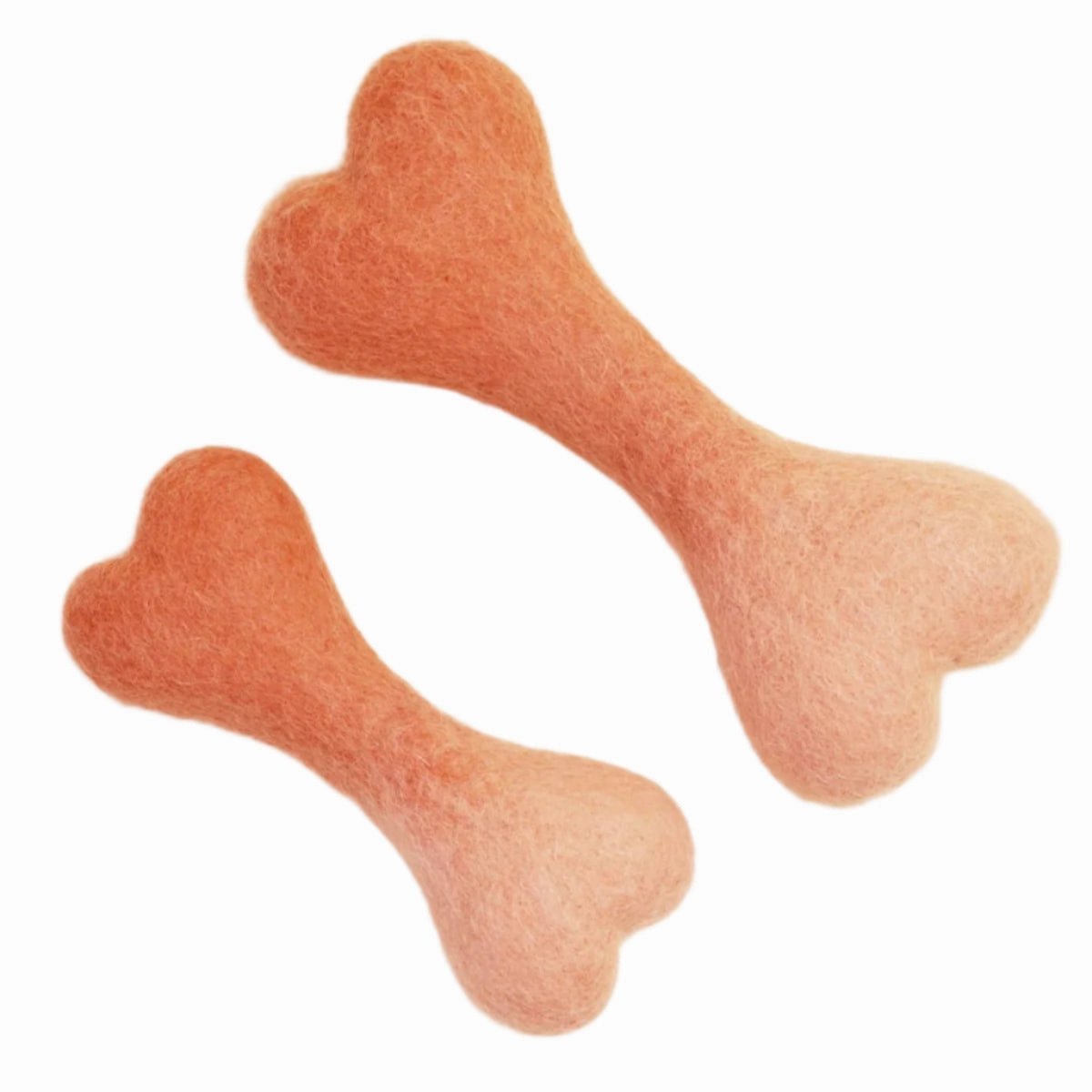 Wool Bone Dog Toy Ombre
