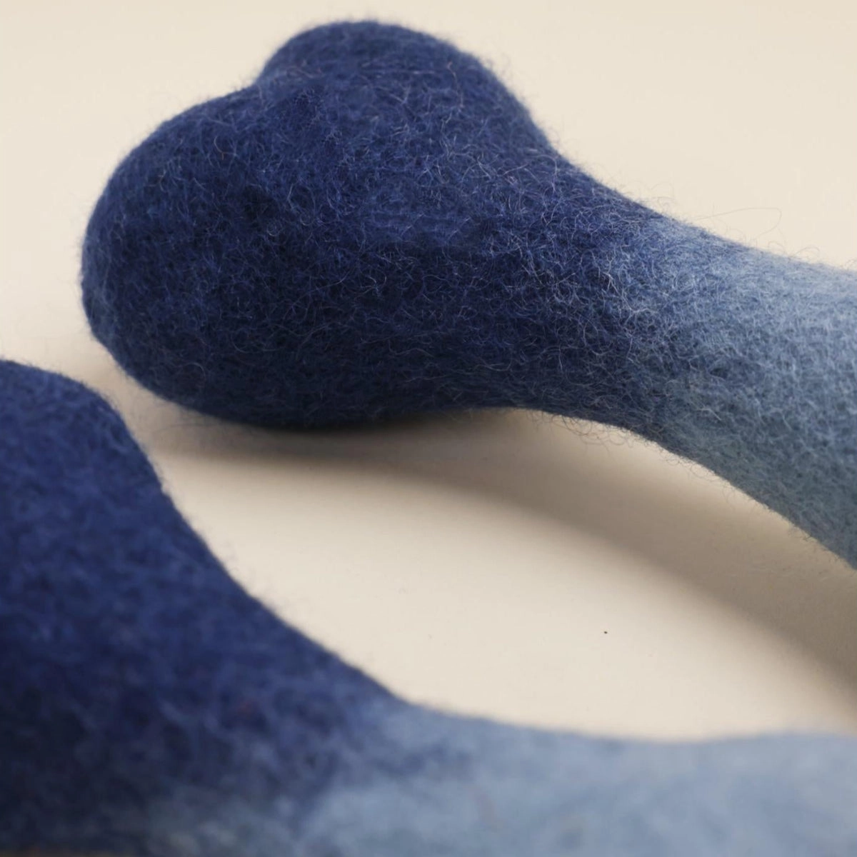 Wool Bone Dog Toy Ombre