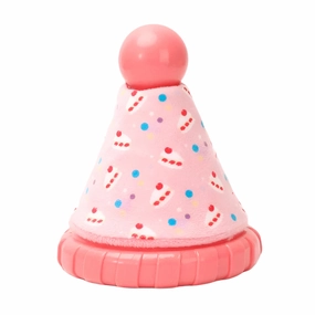 Yappy Birthday - Party Hat TPR Rubber Dog Toy