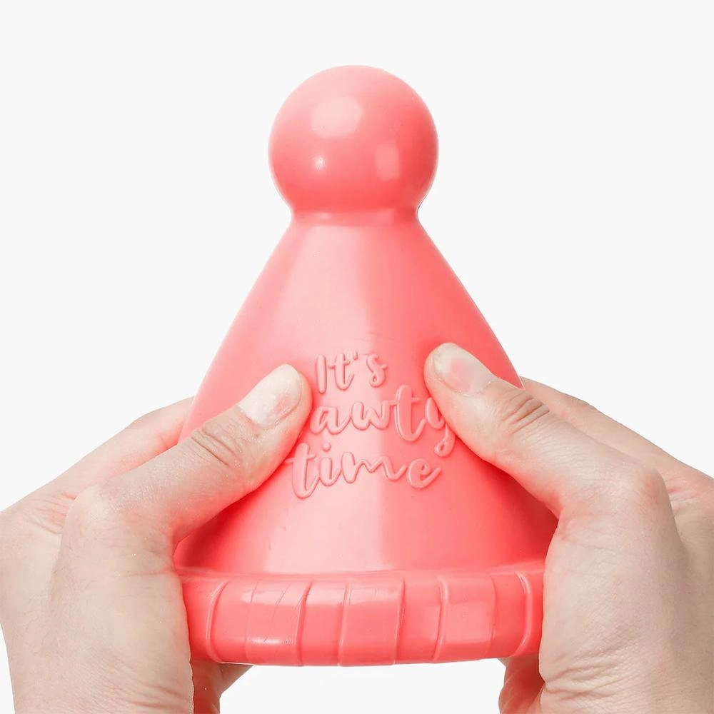 Yappy Birthday - Party Hat TPR Rubber Dog Toy