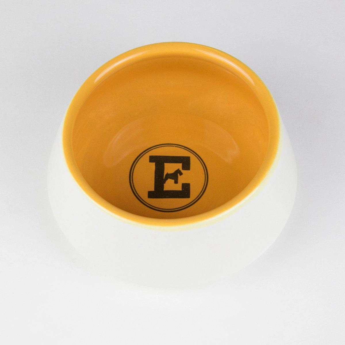 Yellow And Mommo Dog Water Bowl