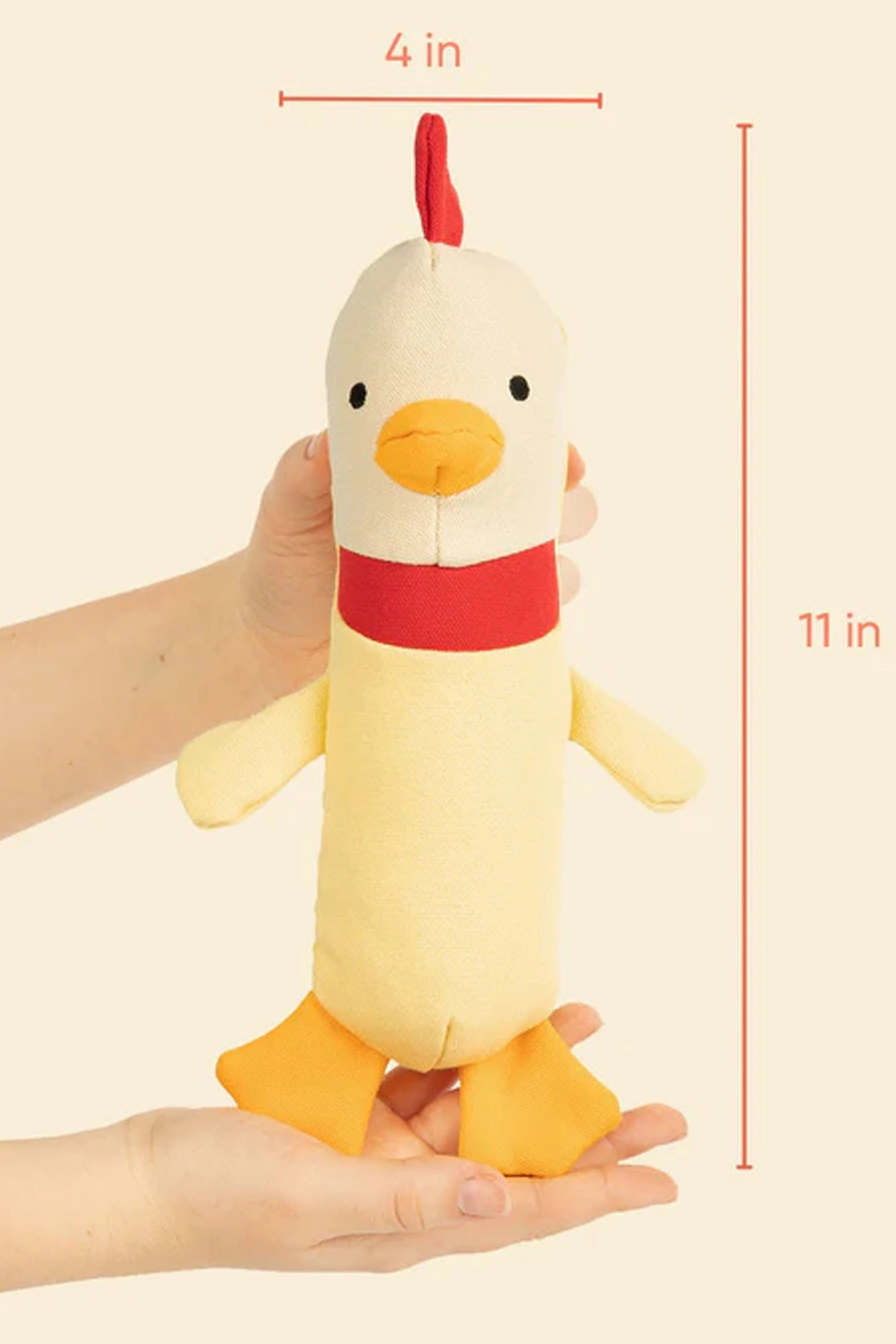 Yomp Clucky Plush Dog Toy
