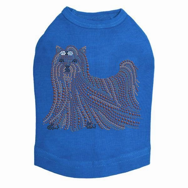 Yorkshire Terrier Rhinestone Dog Tank