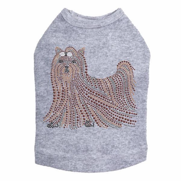 Yorkshire Terrier Rhinestone Dog Tank