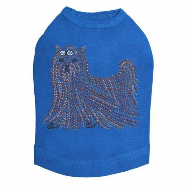 Yorkshire Terrier Rhinestone Dog Tank