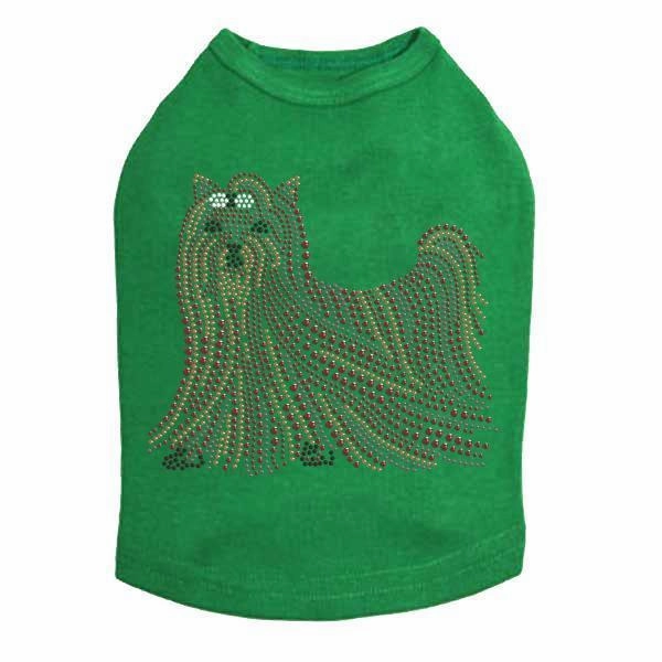 Yorkshire Terrier Rhinestone Dog Tank