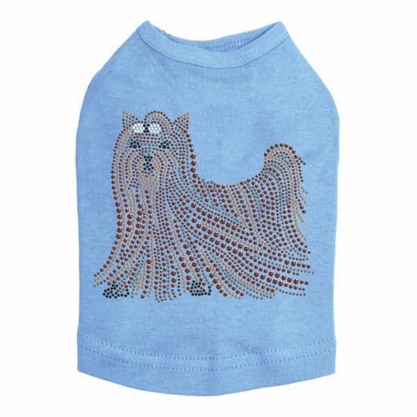 Yorkshire Terrier Rhinestone Dog Tank