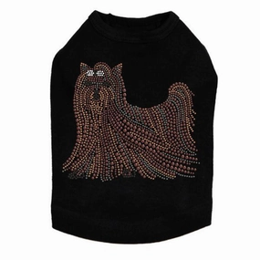 Yorkshire Terrier Rhinestone Dog Tank