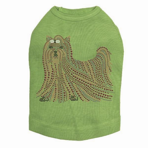 Yorkshire Terrier Rhinestone Dog Tank