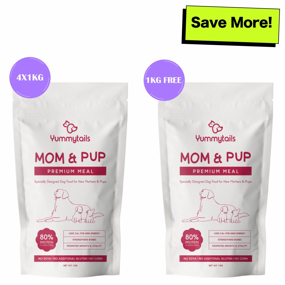 Yummytails Super Premium Mother and Puppy Dry Food | Chicken & Fish Flavor | Corn and Soya Free Formula